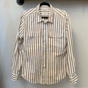 MEN’s madewell striped shirt